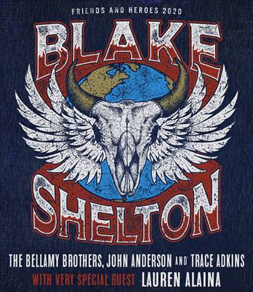 BLAKE SHELTON READIES "FRIENDS AND HEROES" FOR 2020 HEADLINING RUN