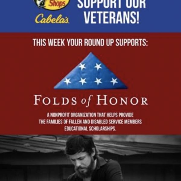 CHRIS JANSON, BASS PRO SHOPS TEAM UP TO DONATE AT MINIMUM $100,000 TO MILITARY NONPROFIT FOLDS OF HONOR