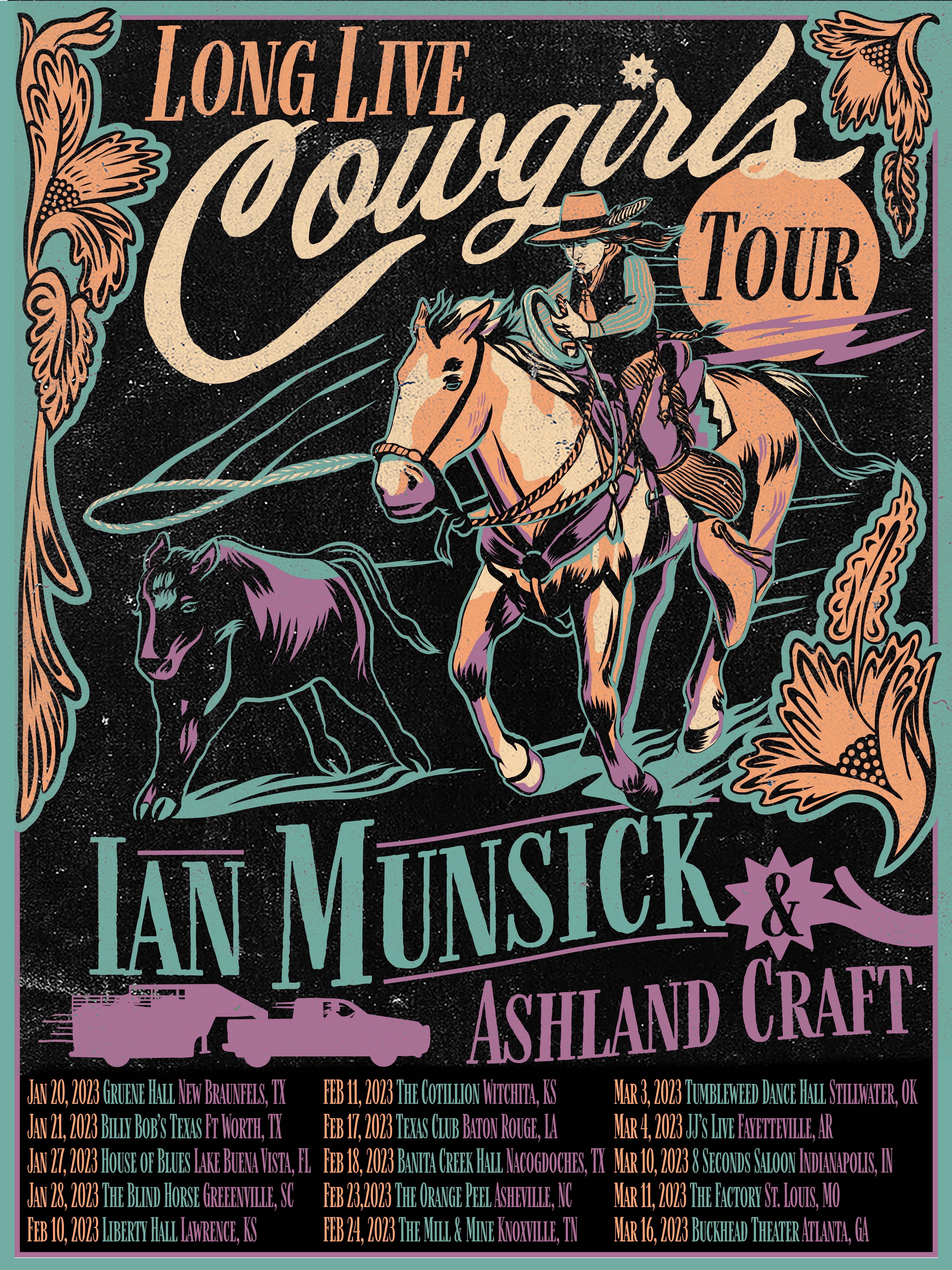 IAN MUNSICK ANNOUNCES 2023 TOUR: LONG LIVE COWGIRLS