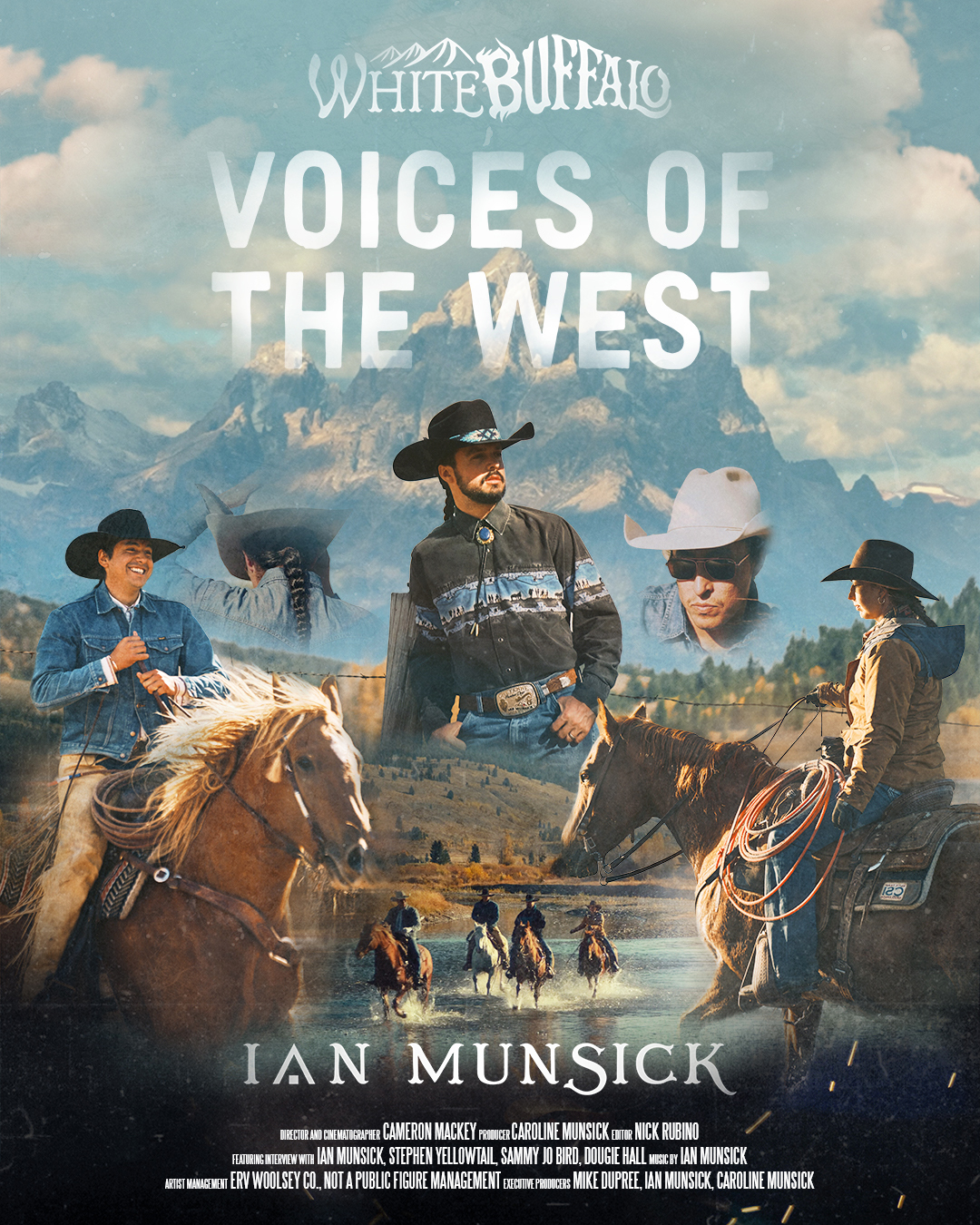 IAN MUNSICK SETS WHITE BUFFALO: VOICES OF THE WEST DOCUMENTARY PREMIERE FOR DEC. 6 DURING WRANGLER NATIONAL FINALS RODEO IN LAS VEGAS