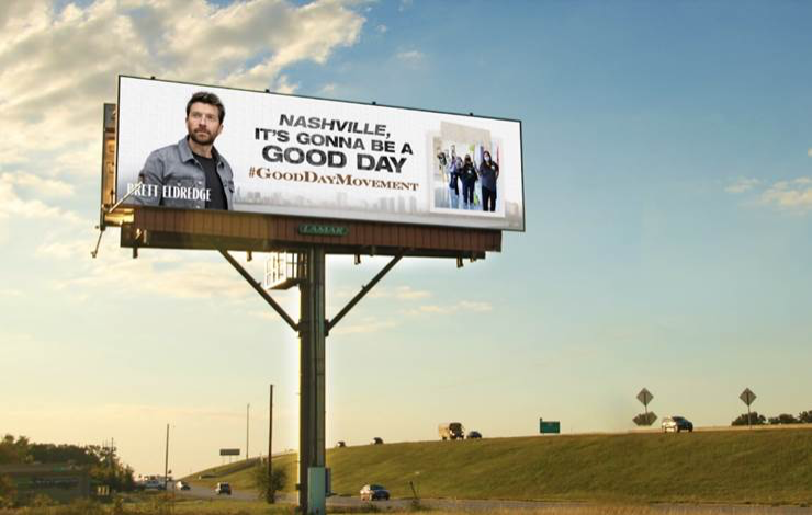 COUNTRY MUSIC STAR BRETT ELDREDGE AND WARNER MUSIC NASHVILLE PARTNER WITH LAMAR ADVERTISING TO PROMOTE AND INSPIRE COMMUNITY EFFORTS