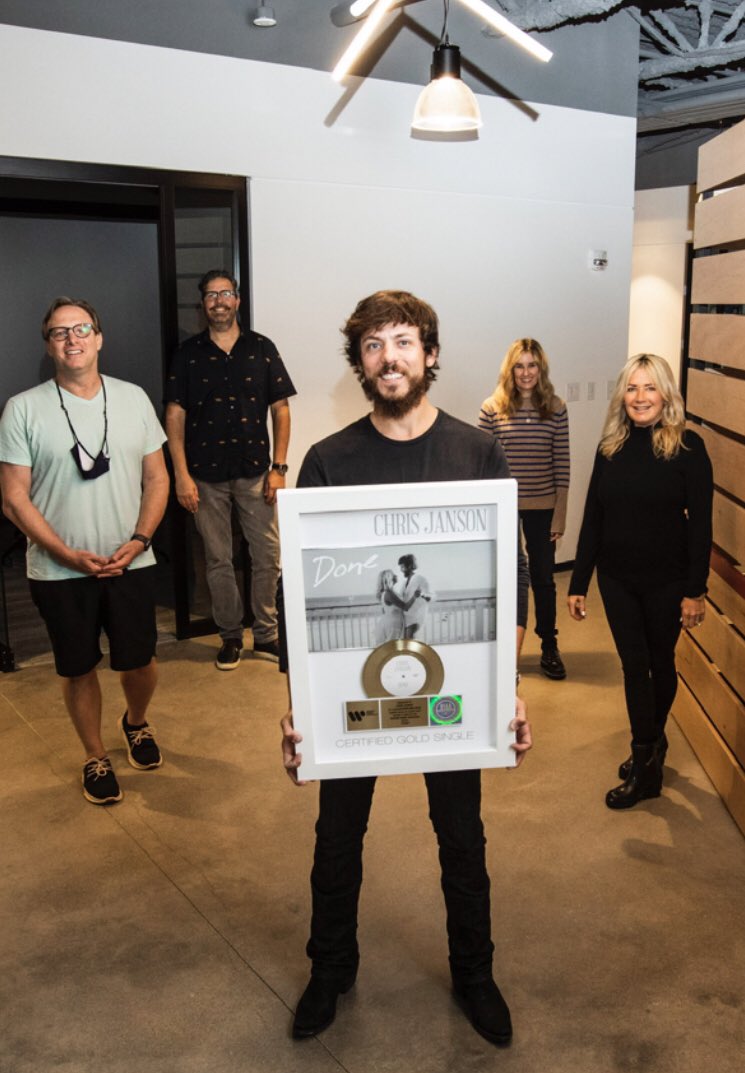 CHRIS JANSON'S "DONE" CERTIFIED GOLD