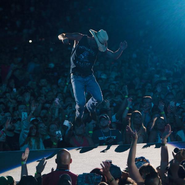 Kenny Chesney performs at Gillette
