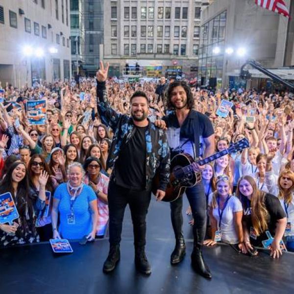 Dan + Shay perform for the Citi Summer Concert Series on NBC's TODAY.