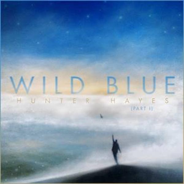 Wild Blue (Part I) album cover inspired by the works of the artist Scott Hill.