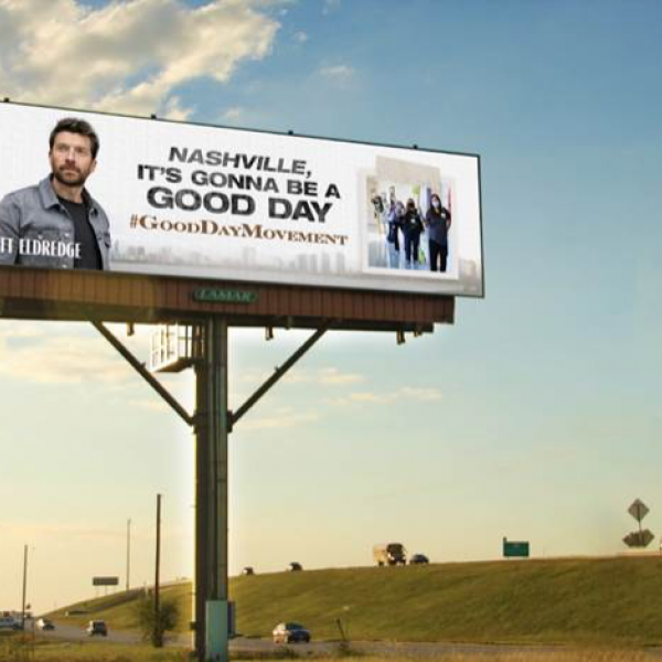 COUNTRY MUSIC STAR BRETT ELDREDGE AND WARNER MUSIC NASHVILLE PARTNER WITH LAMAR ADVERTISING TO PROMOTE AND INSPIRE COMMUNITY EFFORTS
